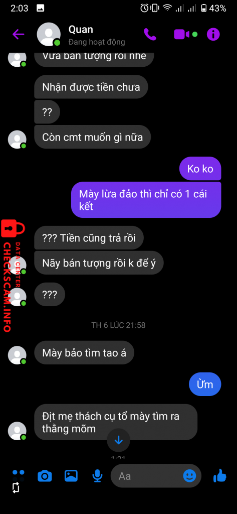 Ebidensya laban sa Trần Minh Quân