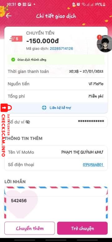 Ebidensya laban sa Phạm Quỳnh Như