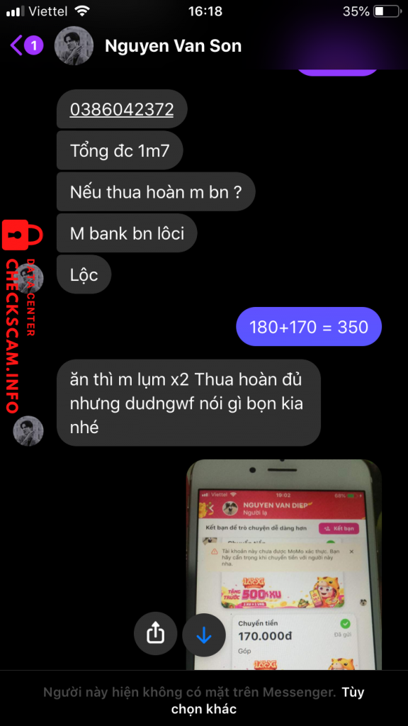 Ebidensya laban sa Nguyen Van Son