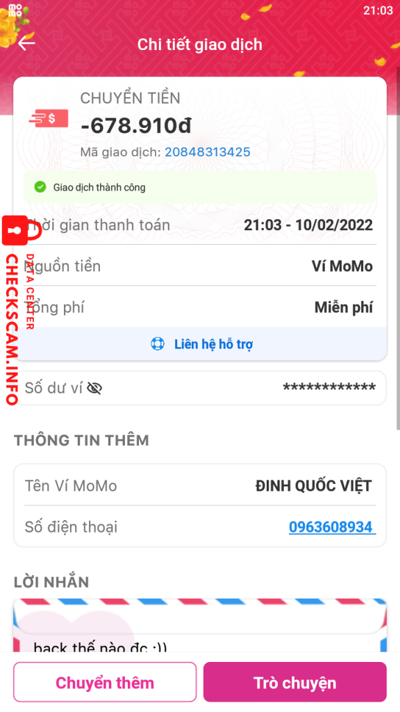 Ebidensya laban sa Đinh Quốc Việt
