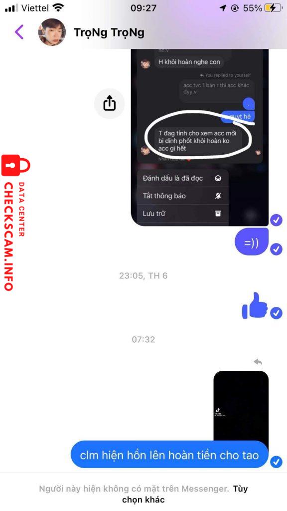 Ebidensya laban sa Đặng Viết Quang