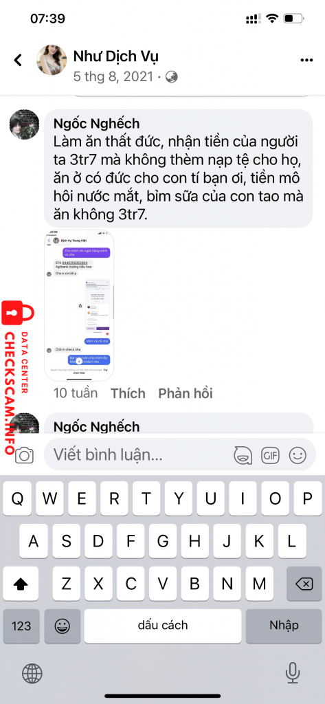 Ebidensya laban sa Le Thi Chinh