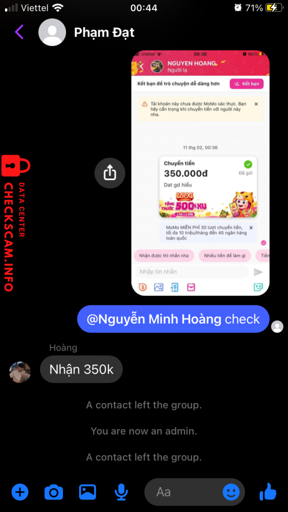 Ebidensya laban sa Nguyễn Minh Hoàng