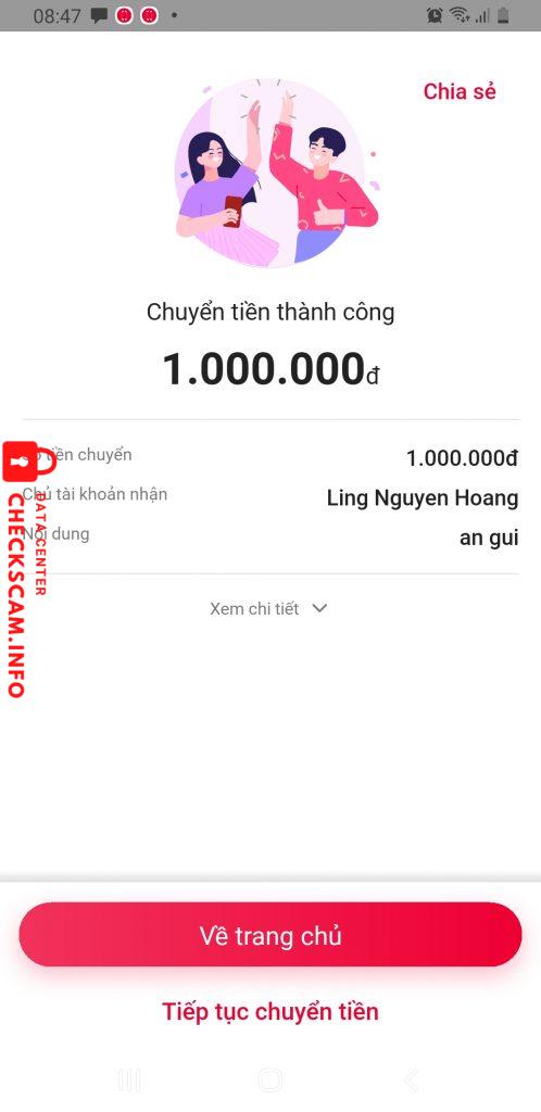 Ebidensya laban sa Ling Nguyen Hoang