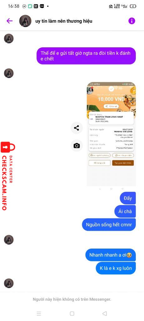 Ebidensya laban sa Nguyen Tran Long Nhat