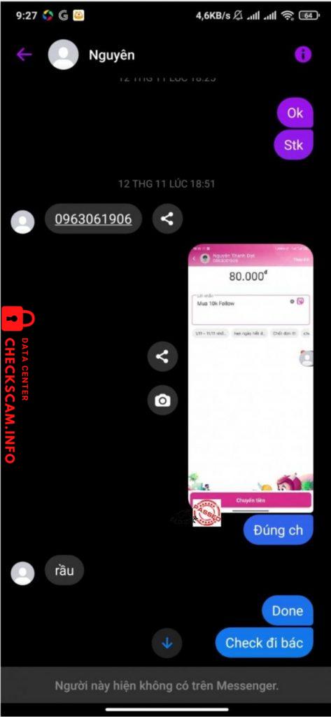 Ebidensya laban sa Nguyễn Thanh Đạt