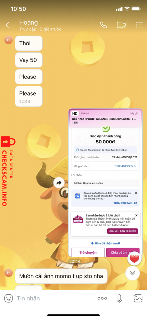 Ebidensya laban sa Nguyễn Huy Hoàng