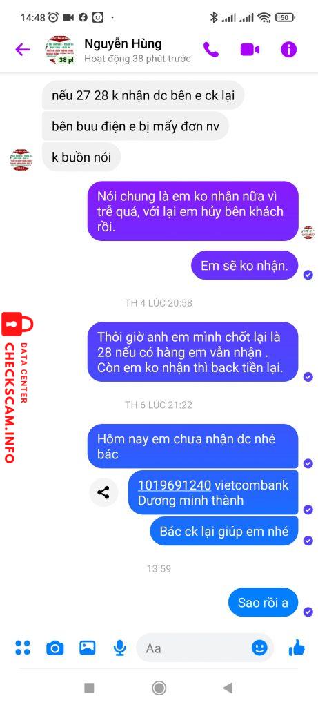 Ebidensya laban sa Nguyễn Việt Hùng