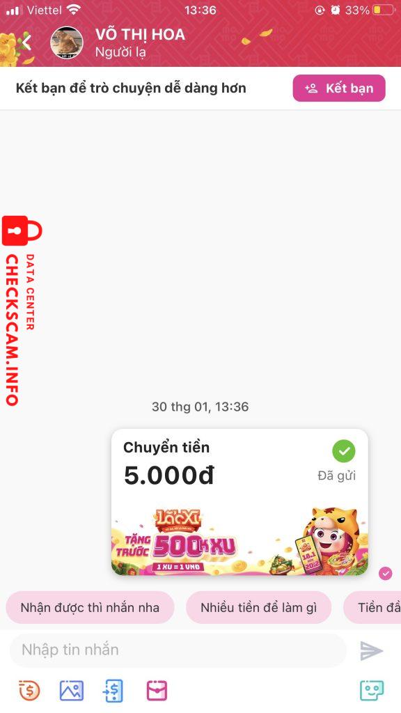 Ebidensya laban sa Võ Thị Hoa