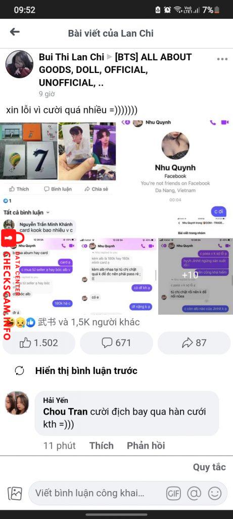 Ebidensya laban sa Bui Thi Ngoc Linh