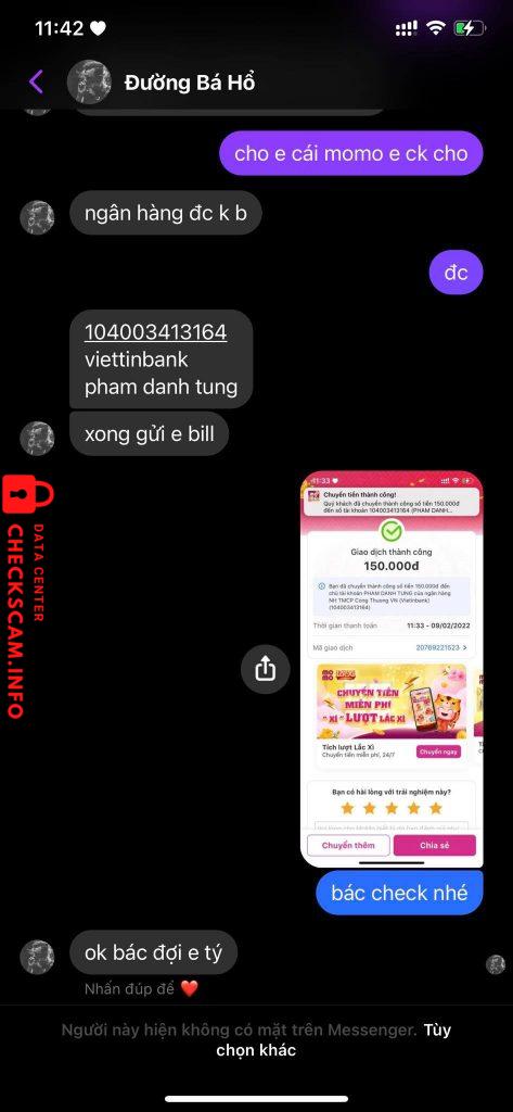Ebidensya laban sa Pham Danh Trung
