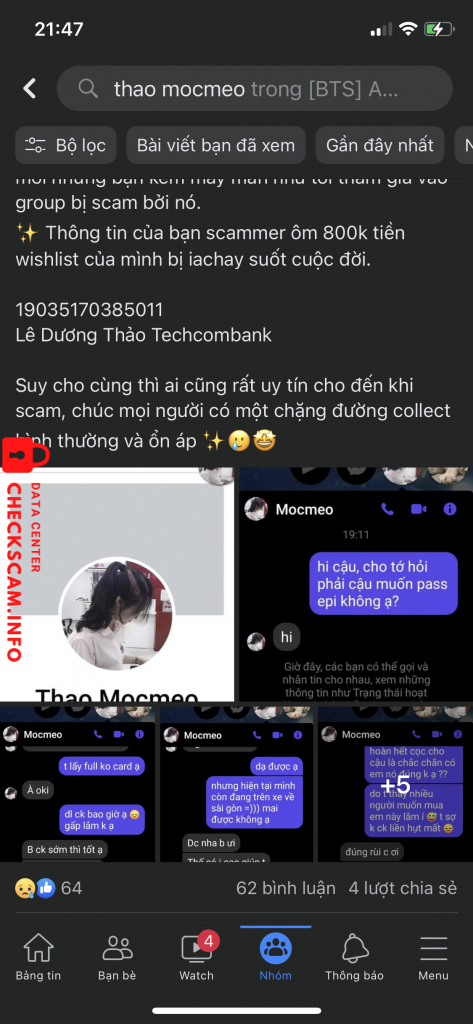 Ebidensya laban sa Lê Dương Thảo