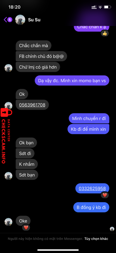 Ebidensya laban sa Trần Văn Phuc