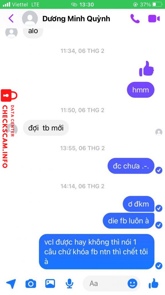 Ebidensya laban sa Dương Minh Quỳnh