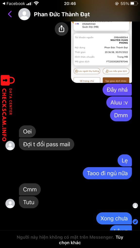 Ebidensya laban sa Phan Đức Thành Đạt
