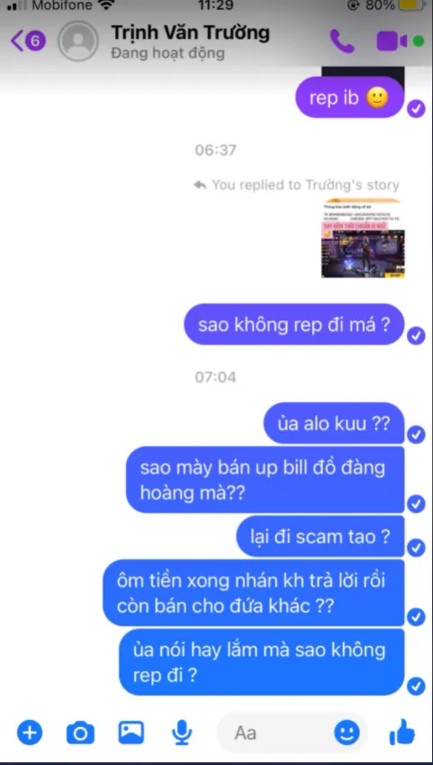 Ebidensya laban sa Trịnh Văn Trường