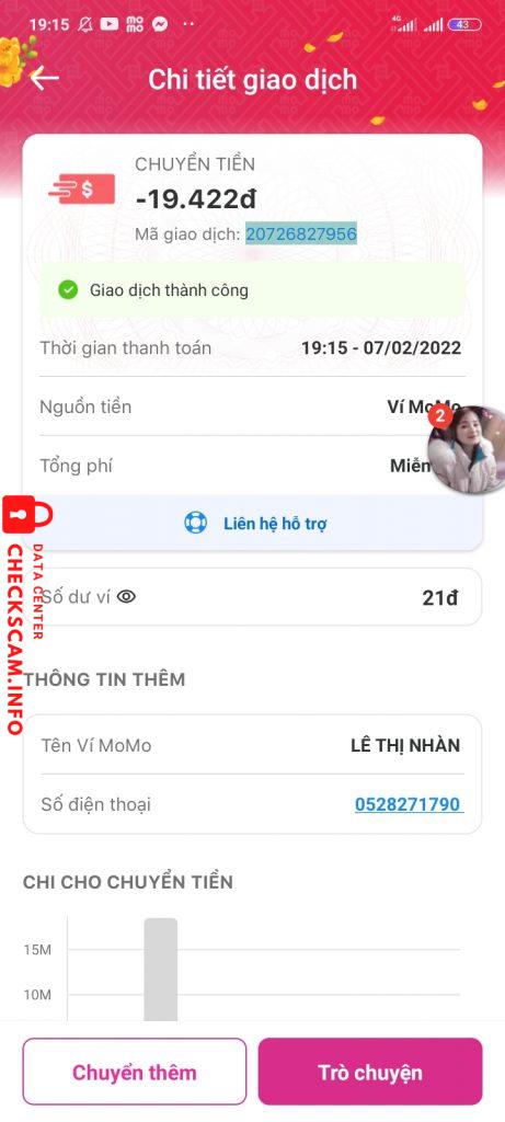 Ebidensya laban sa Le Thi Nhàn