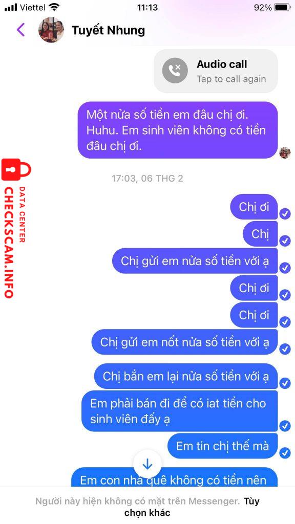 针对的证据 Tuyết Nhung