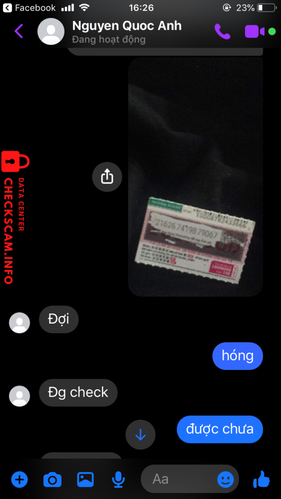 针对的证据 Nguyen Quoc Anh