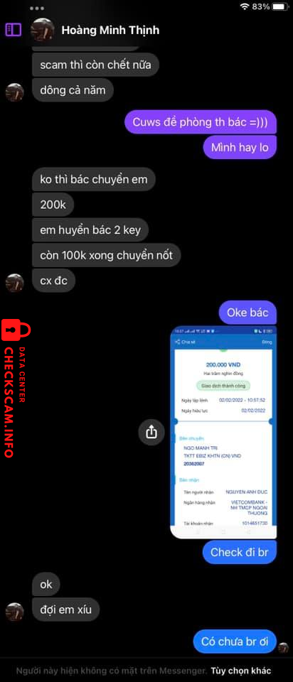 针对的证据 Nguyen Anh Duc