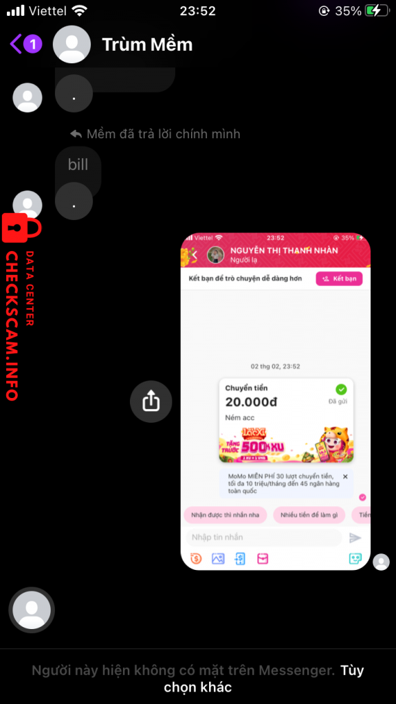 针对的证据 Nguyễn Thị Thanh Nhàn