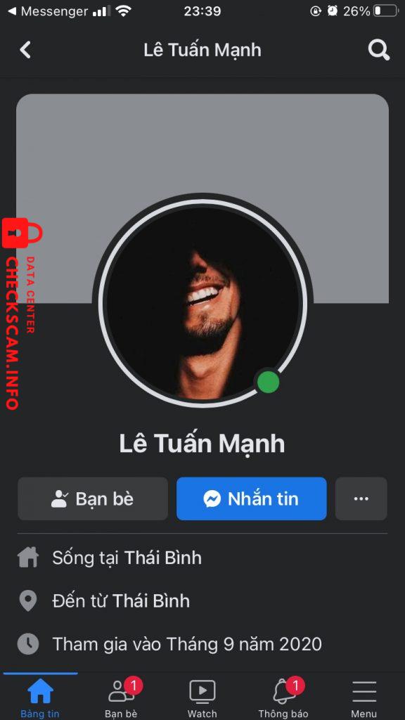 Evidência contra Lê Tuấn Mạnh