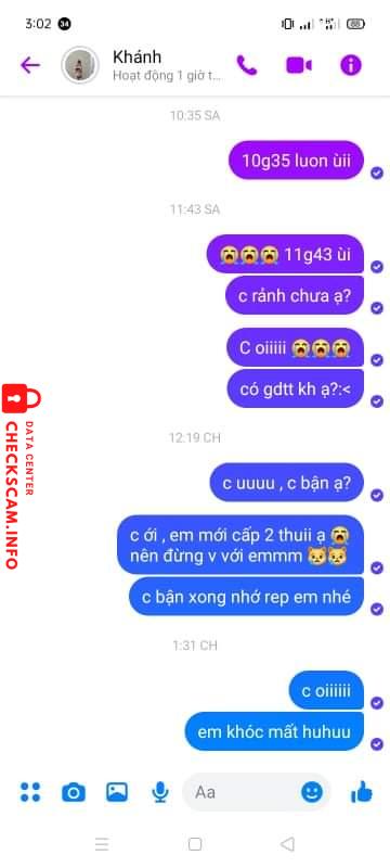 Evidência contra Nguyen Thi Cam Nhung