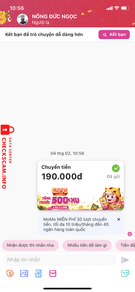 Evidência contra Nông Văn Ngọc