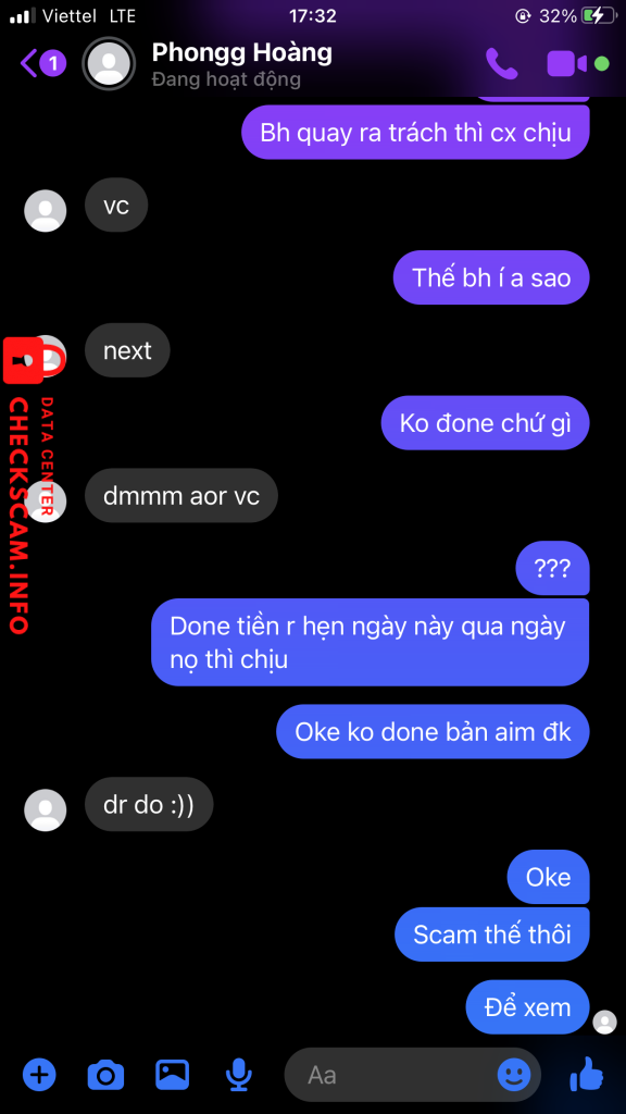Evidência contra Phong Hoàng