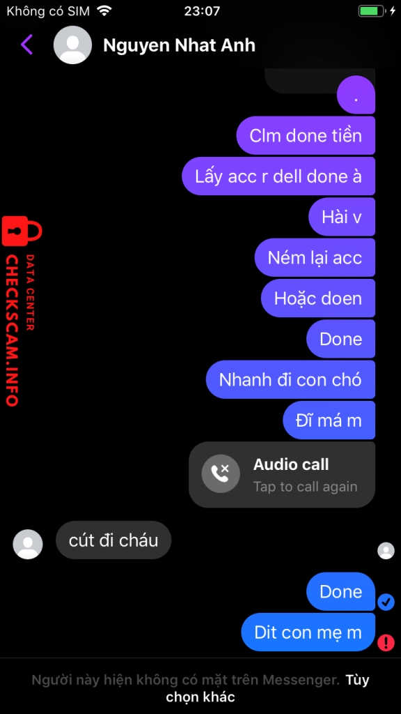 Evidência contra Bui Duc Huy