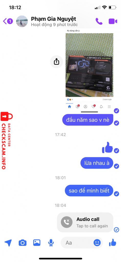Evidência contra Nguyễn Văn Tuấn