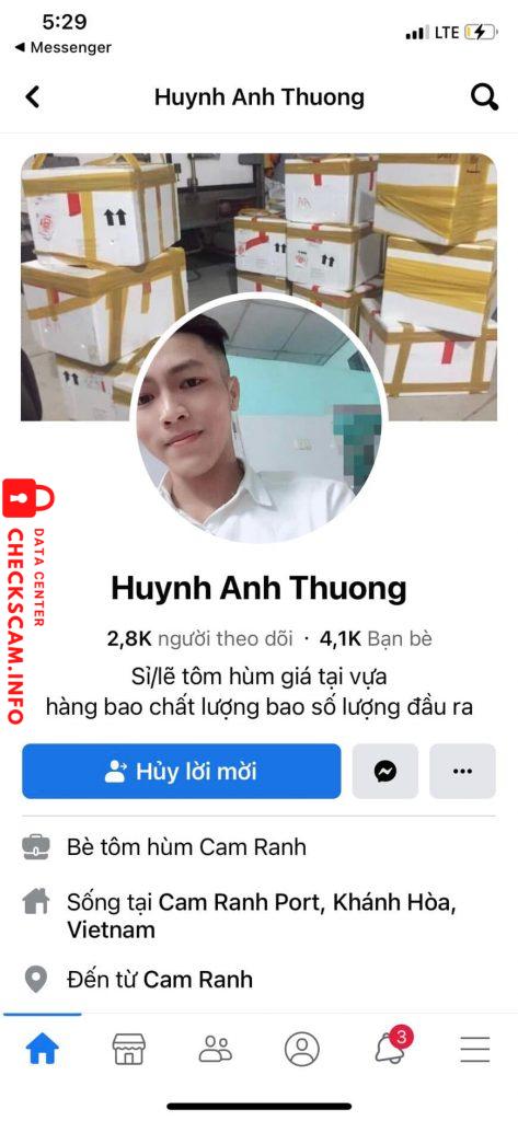 Evidência contra Huynh Anh Thuong