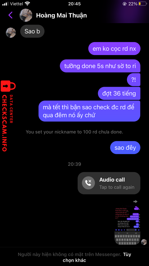Preuves contre Hoàng Mai Thuận