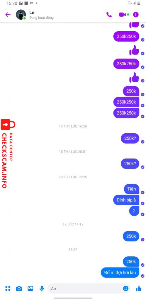 Preuves contre Le Thị Ngoan