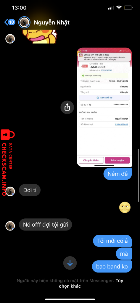 Preuves contre Nguyễn Nhật