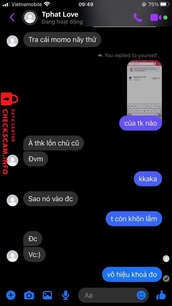 Preuves contre Trịnh Phú Tuấn Anh