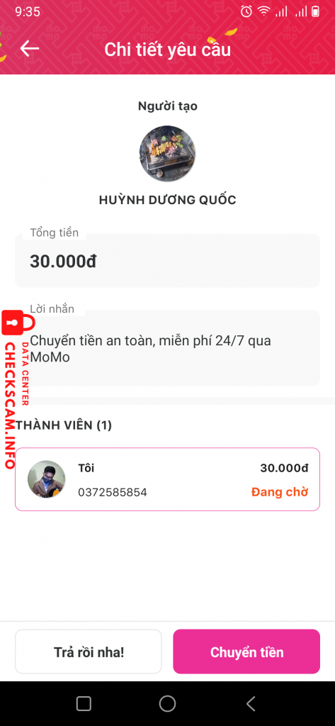 Preuves contre huỳnh Dương Quốc
