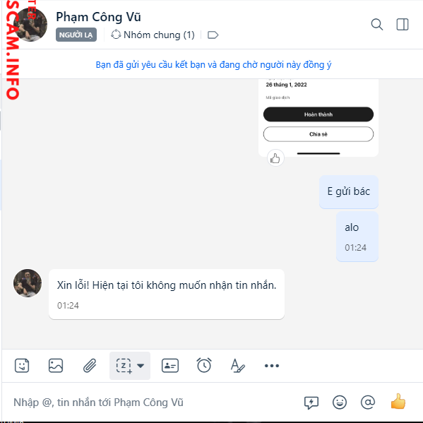 Preuves contre Phạm Công Vũ