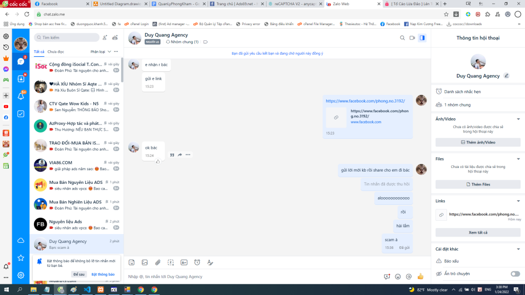 Preuves contre Dao Duy Quang