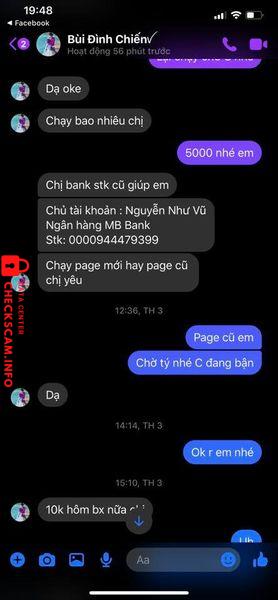 Preuves contre Nguyen Nhu Vu