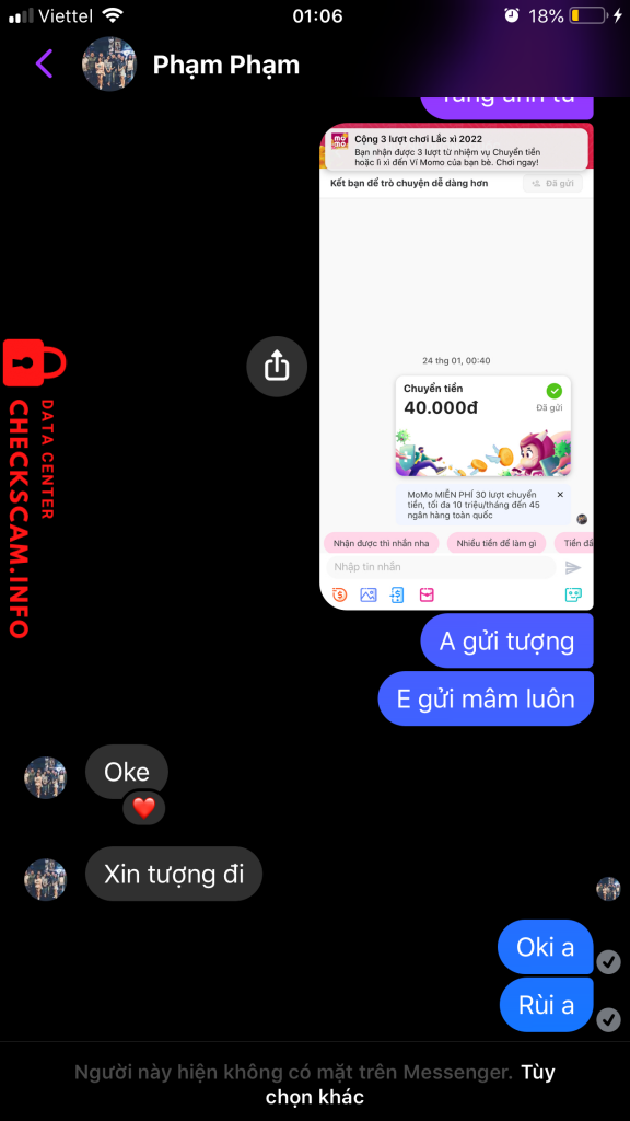 Preuves contre Huỳnh Dương Quốc