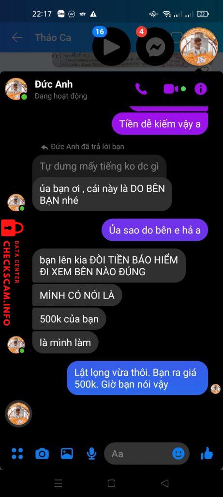 Preuves contre Nguyễn Đức Anh