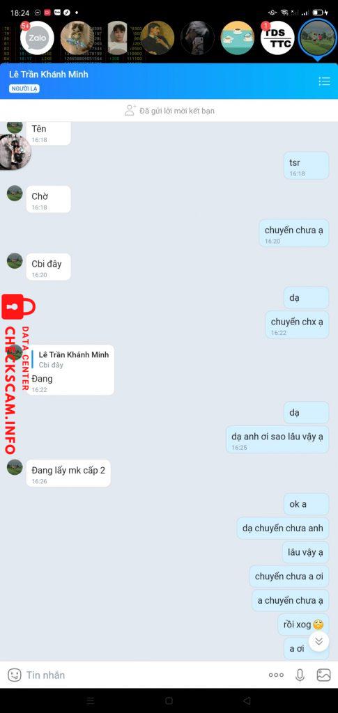 Preuves contre Lê Trần Khánh Minh