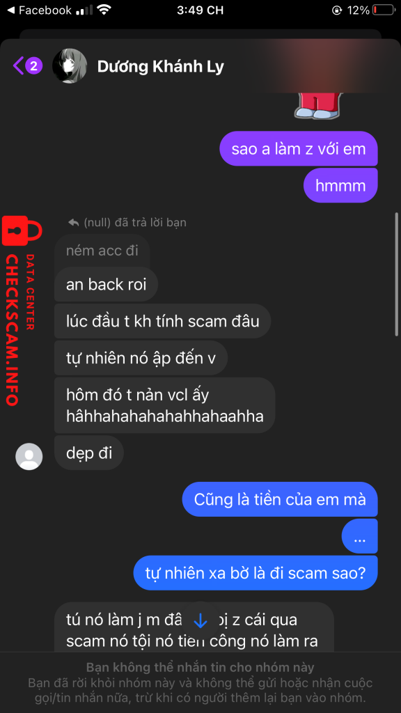 Preuves contre Le NNg Gia Huy