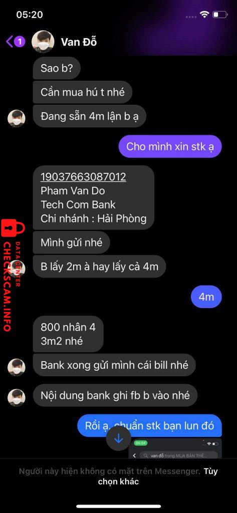 Preuves contre Pham Van Do