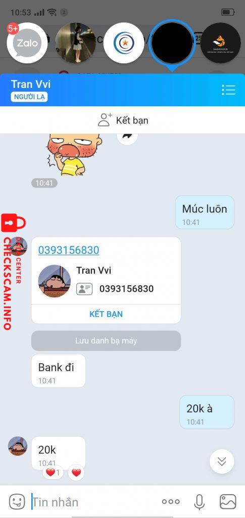Preuves contre Tran Van Vi