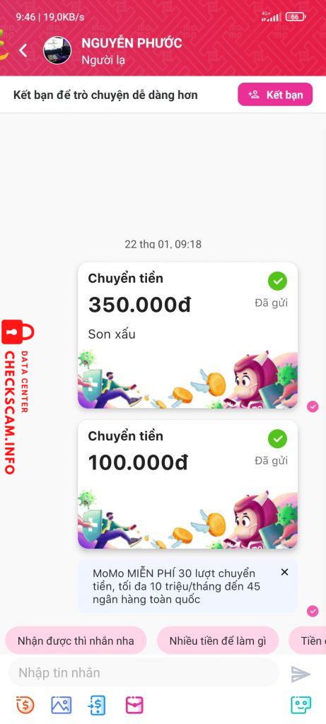 Preuves contre Nguyễn phước