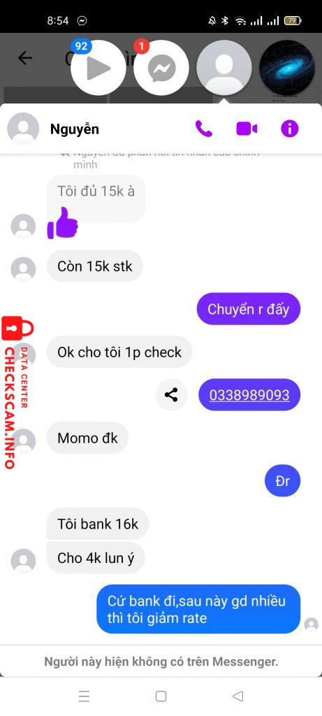 Preuves contre Trinh Nguyễn