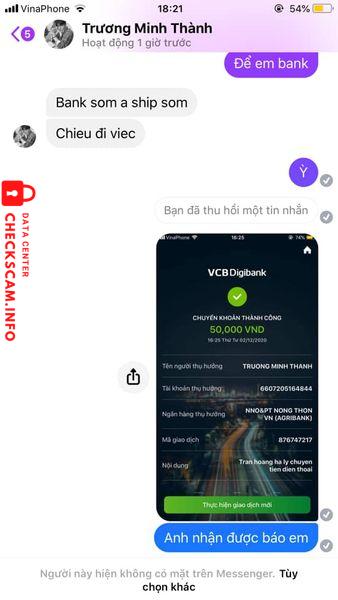 Preuves contre Truong Minh Thanh