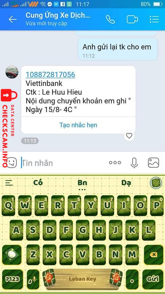Preuves contre Le Hữu Hiếu